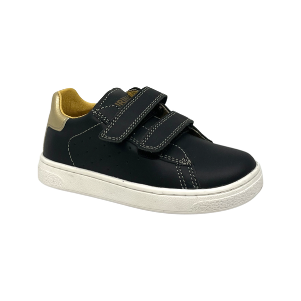 Naturino Navy Double Velcro Sneaker- Carex