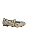 Luccini Nude  Buckle Ballet Flat