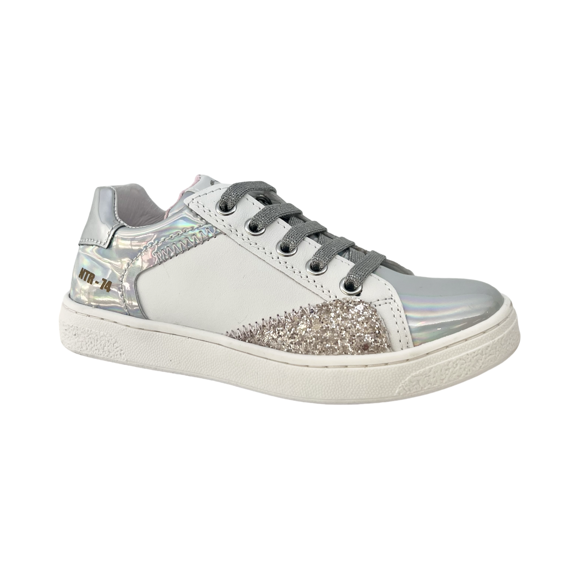 NATURINO QUAR ZIP. IRIDESCENT/CALF IRIDESCENT-WHITE