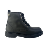 Naturino Black Laced Zip Bootie - Barnett