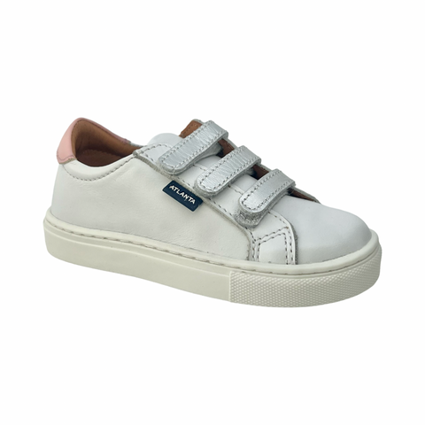 Atlanta White Triple Velcro Sneaker