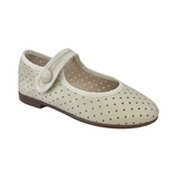 Beberlis Ivory Perforated Mary Jane