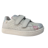 NATURINO HASSELT 2 CALF/GLITTER SHADED WHITE-MULTI