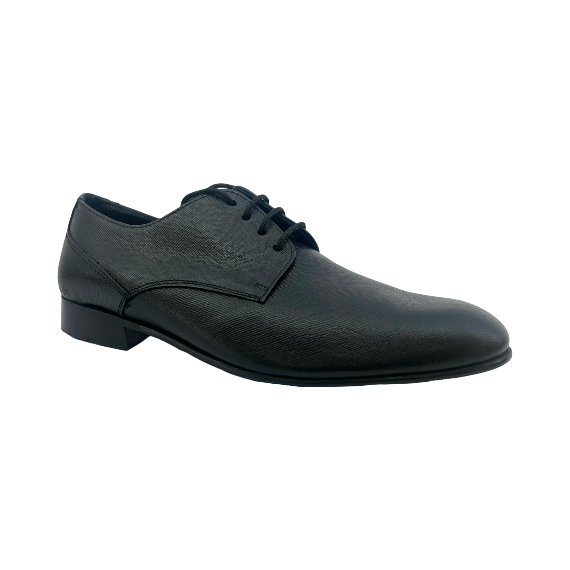 Andanines Black Textured Dress Shoe