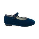 Luccini Blue Velvet Mary Jane