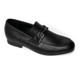 Venettini Black Chain Dress Loafer