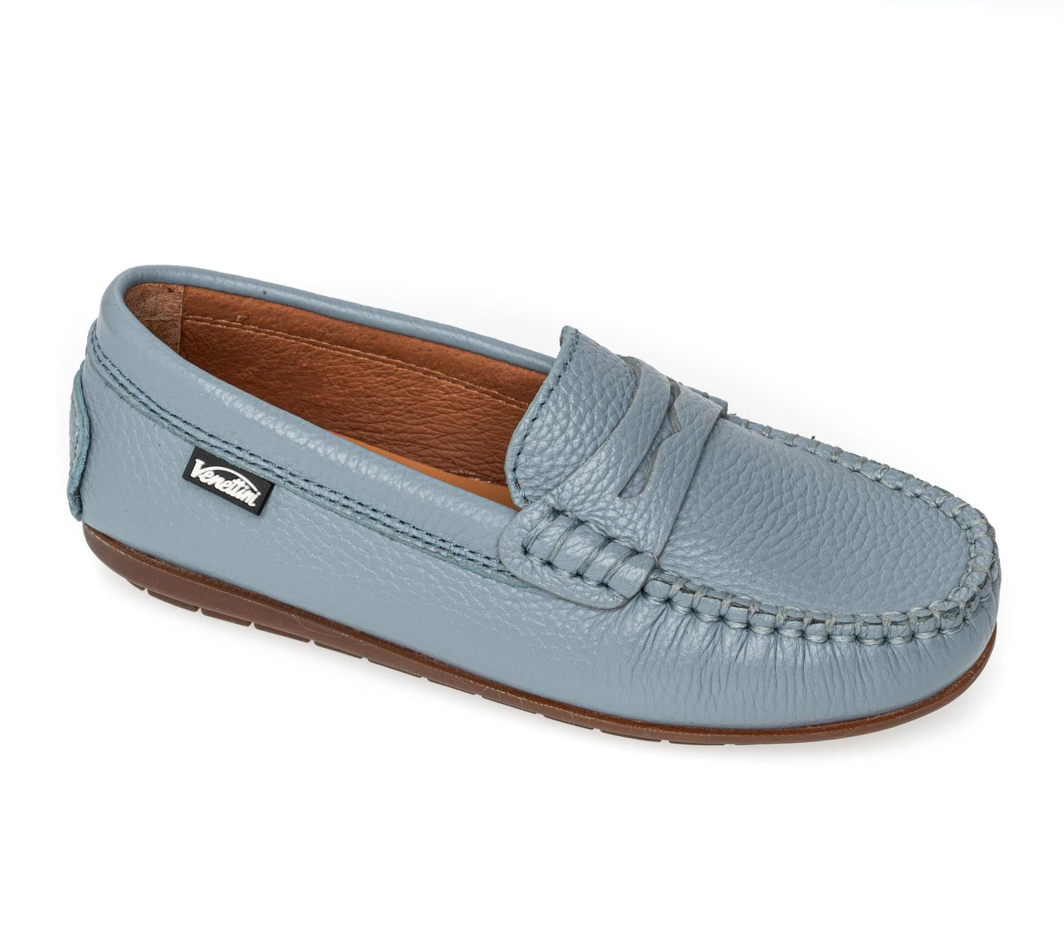 Venettini Steel Grain Penny Loafer