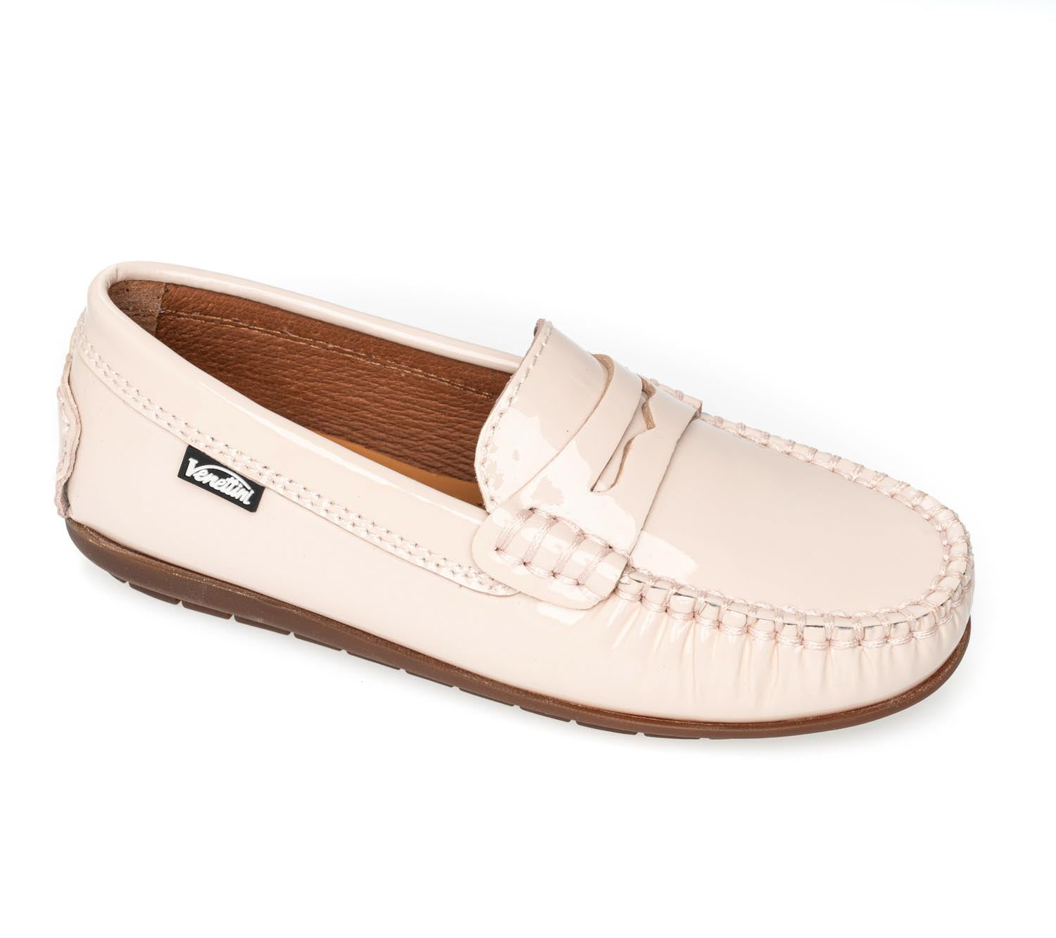 Venettini Rose Patent Penny Loafer