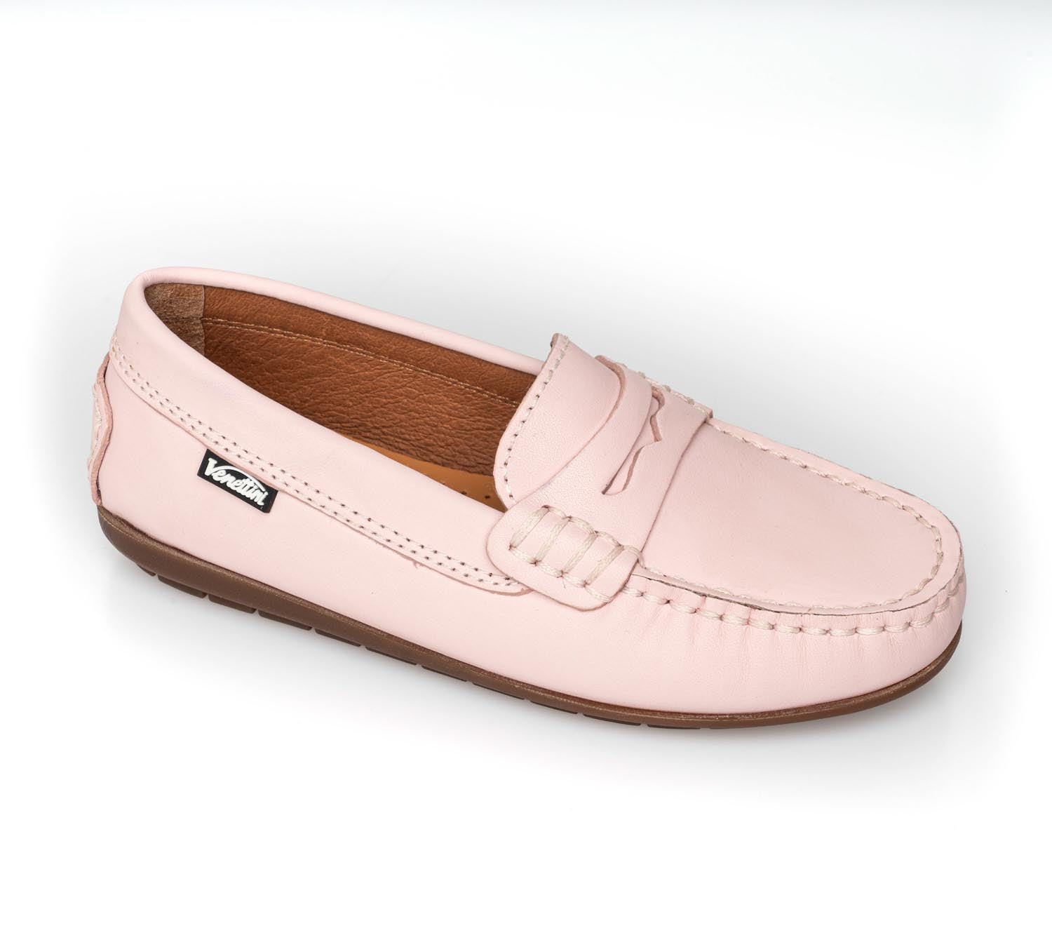 Venettini Pink Gum Penny Loafer