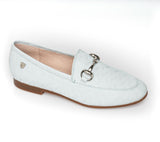 Venettini Sky Blue Embossed Loafer