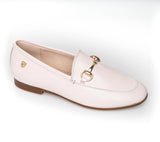 Venettini Pink Leather Loafer