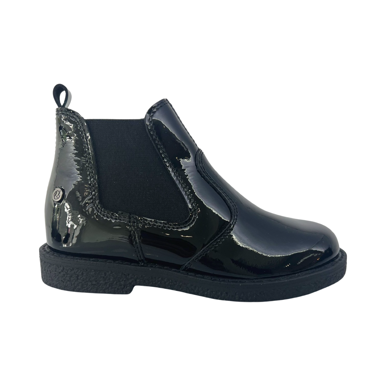 Naturino Black Patent Bootie - Arthur