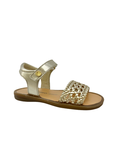 Naturino Gold Braided Sandal- Nosh