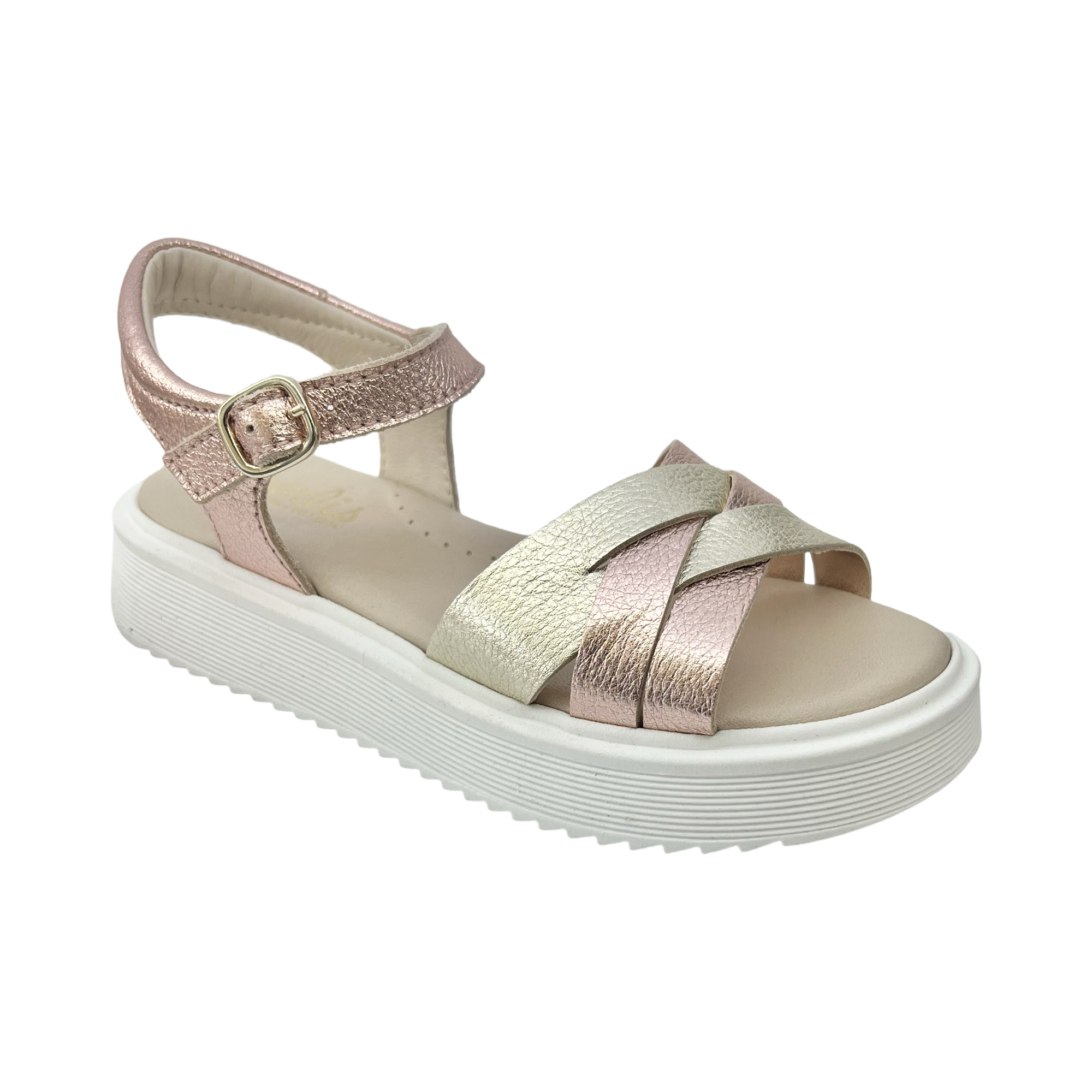 Beberlis Rose Metallic Sandal