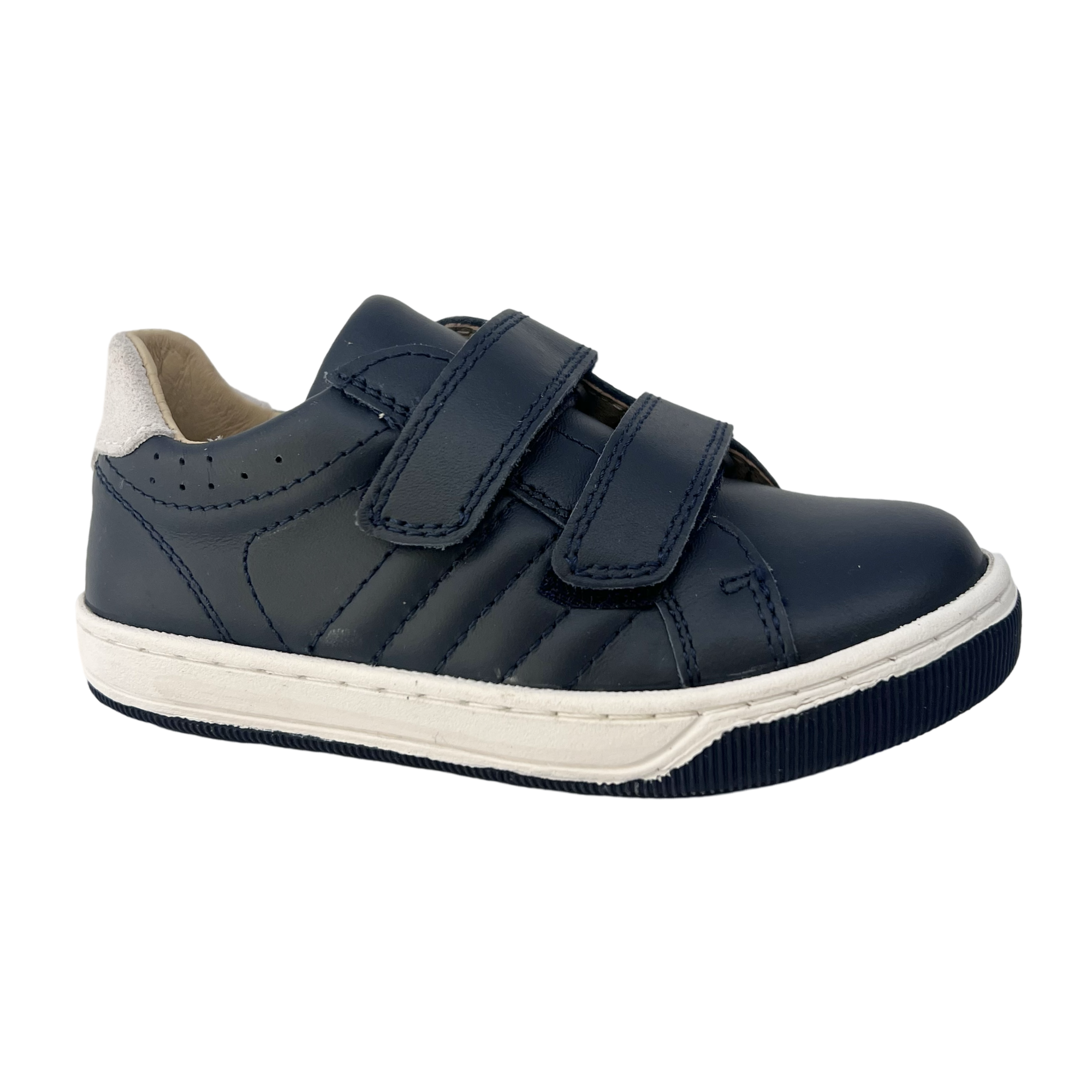 NATURINO NUME CALF/SUEDE NAVY-WHITE