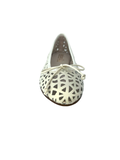 Beberlis Ivory Cutout Ballet Flat