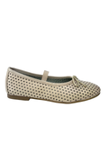 Luccini Taupe Perf Ballet Flat