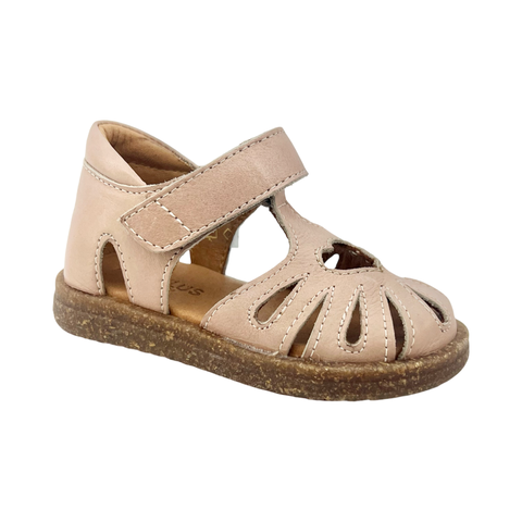 Angulus Rose Closed Toe Sandal with Cutout Heart