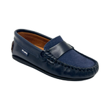 Atlanta Navy Twill Penny Loafer