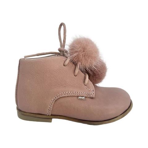 Emel Rose Laced Baby Bootie with or without Poms