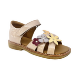 Angulus Rose Sandal with Flowers