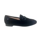 Venettini Black Velvet Chain Loafer-2