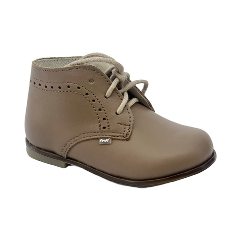 Emel Taupe Laced Baby Bootie