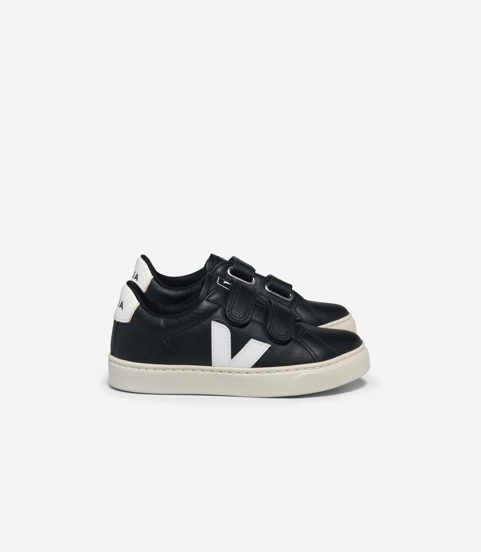 Veja Black Double Velcro Sneaker