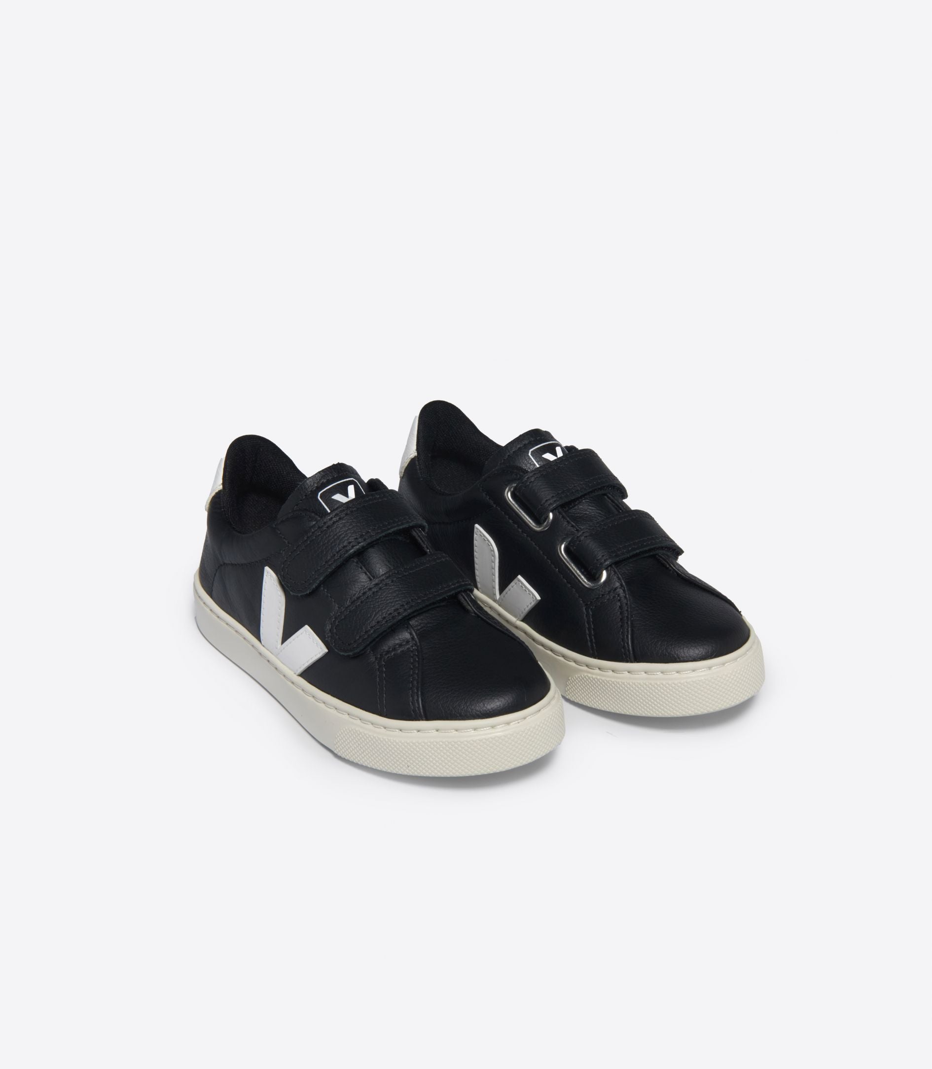 Veja Black Double Velcro Sneaker